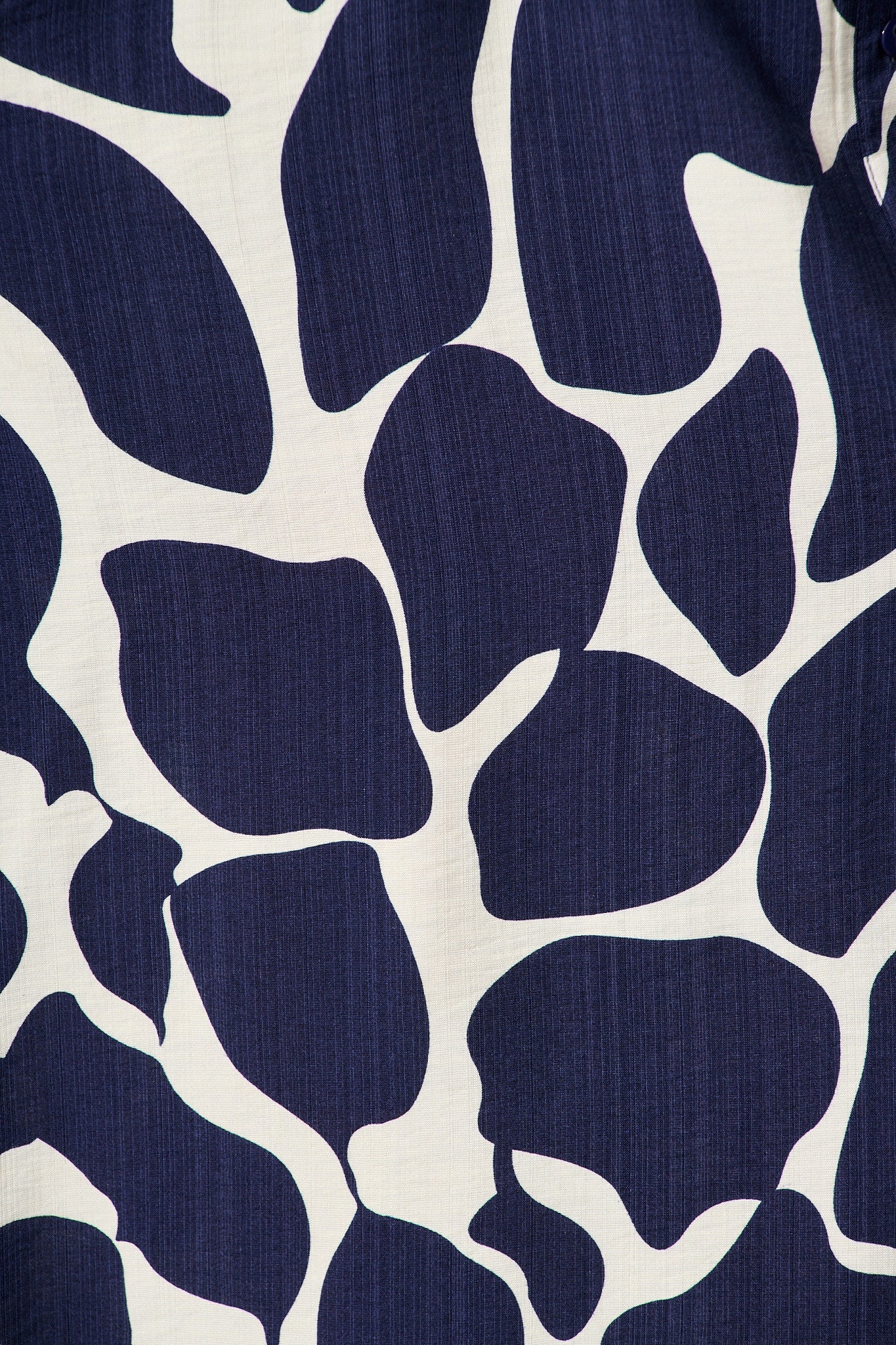 Sweet Talk Midi Shirt Dress in Navy and Cream Print - Image 6