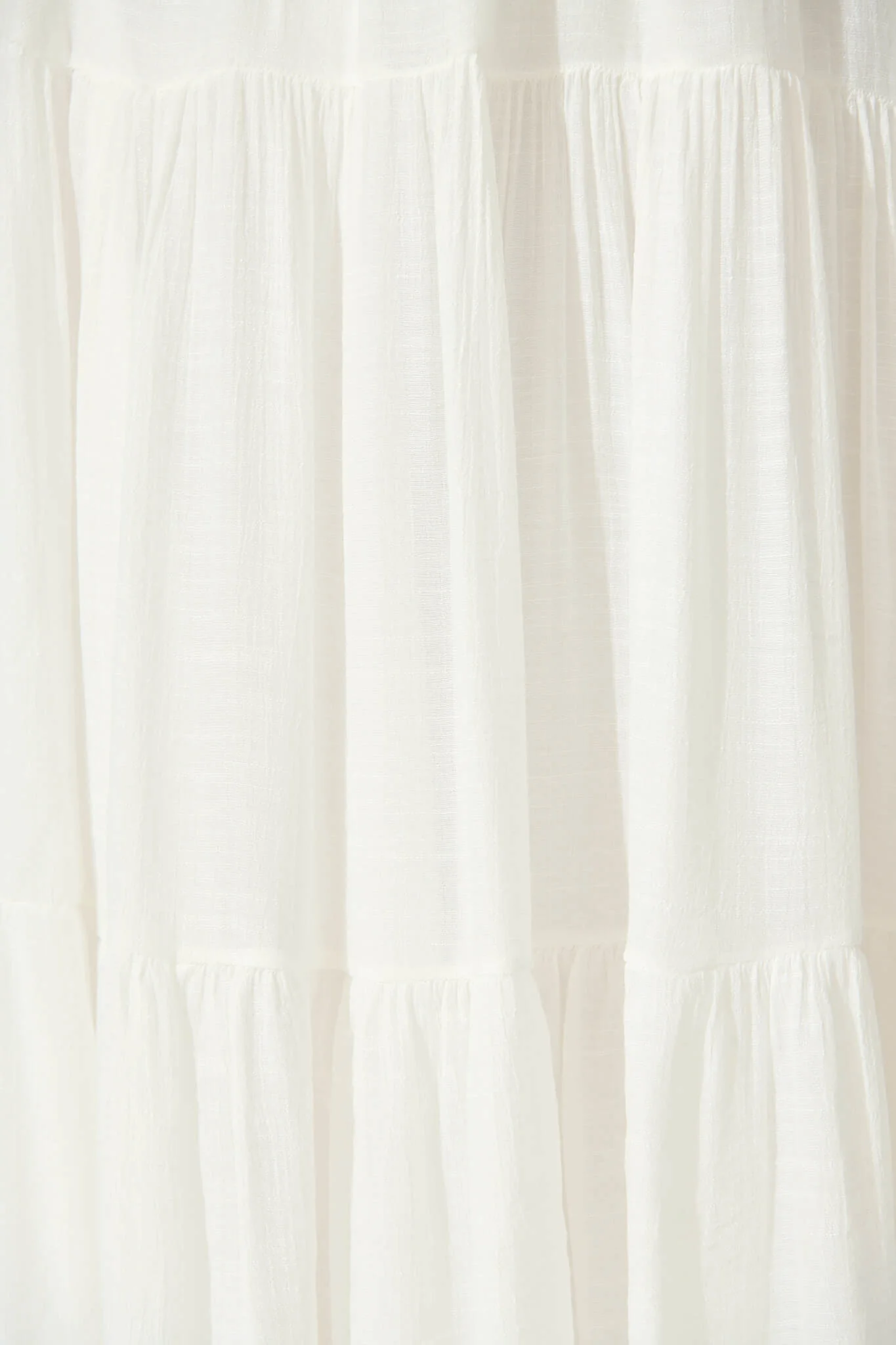 Sylvestra Maxi Skirt in White Cotton Blend - Image 9