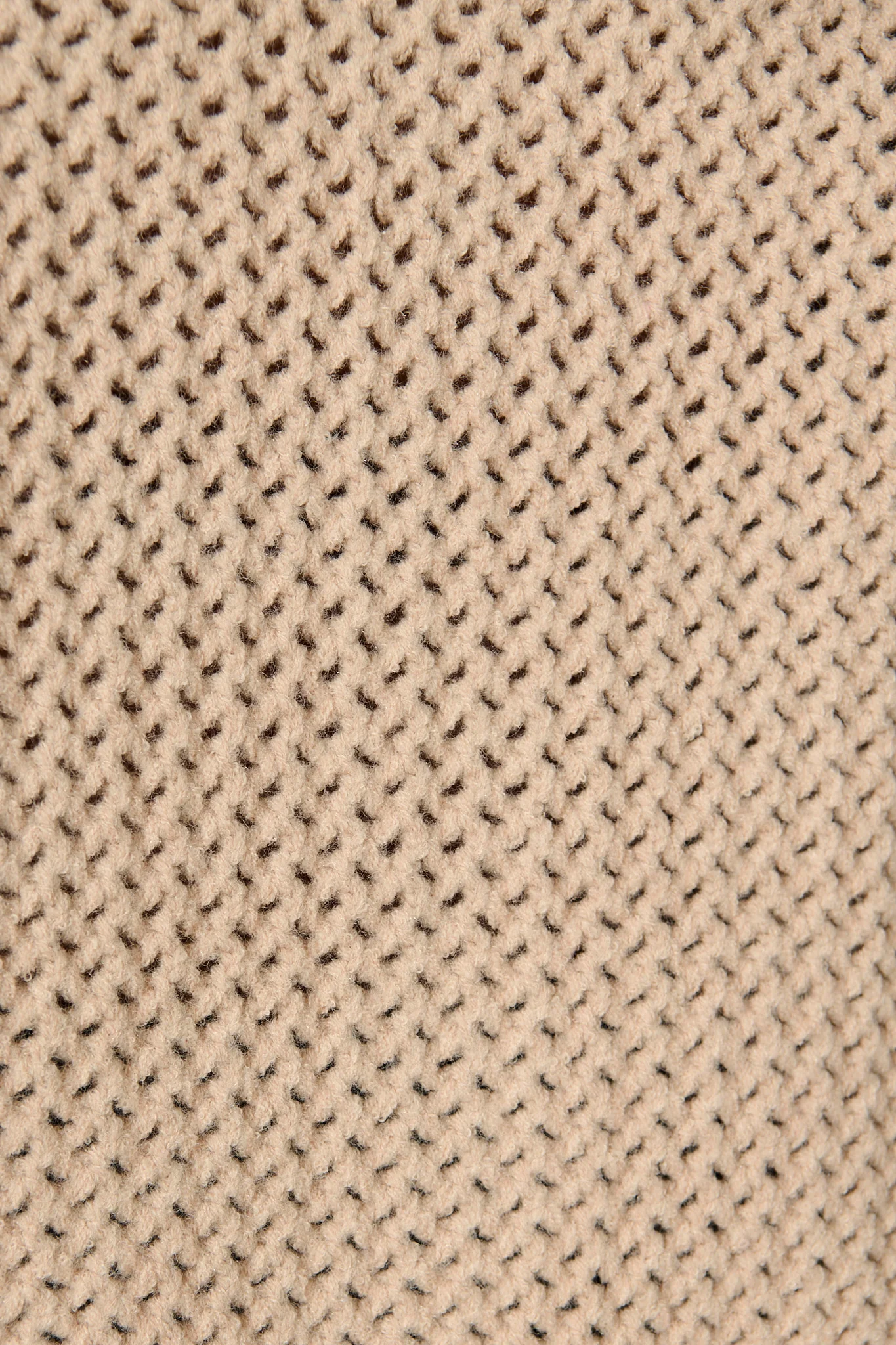 Tala Knit Cardigan in Beige with Gold Buttons Wool Blend - Image 6