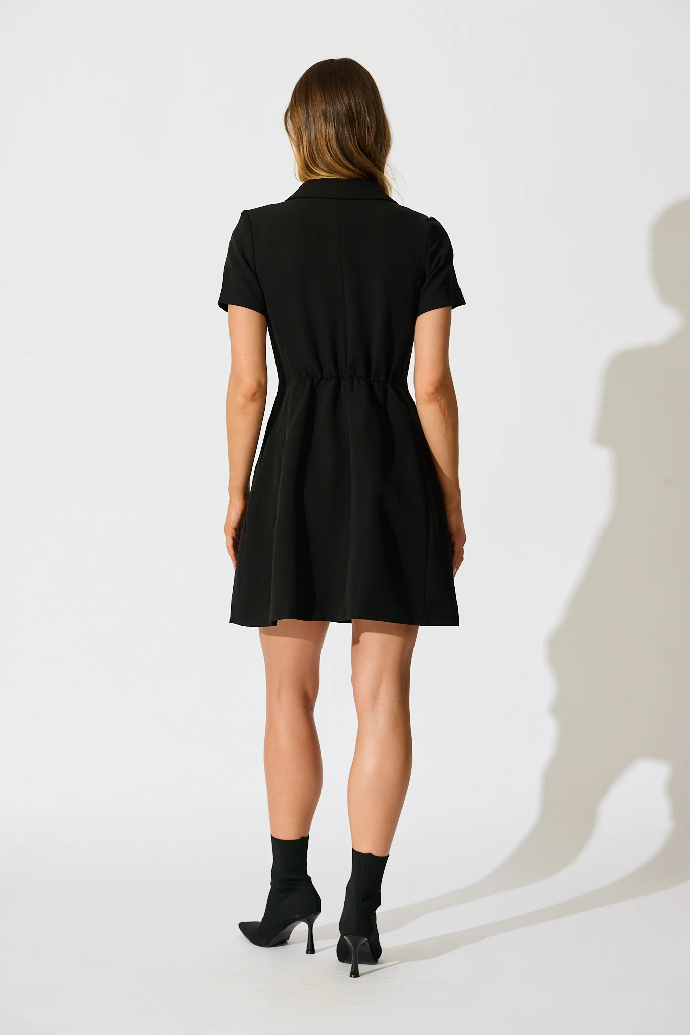 The Essential Edit Blazer Dress in Black - Image 4
