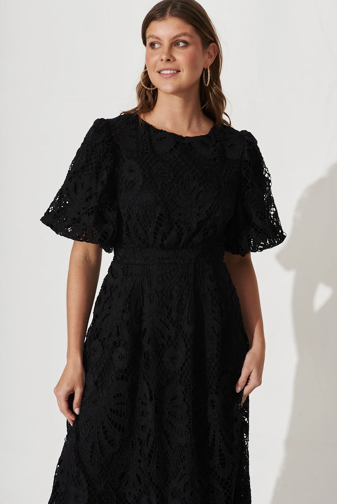 Tillie Lace Maxi Dress In Black - Image 2