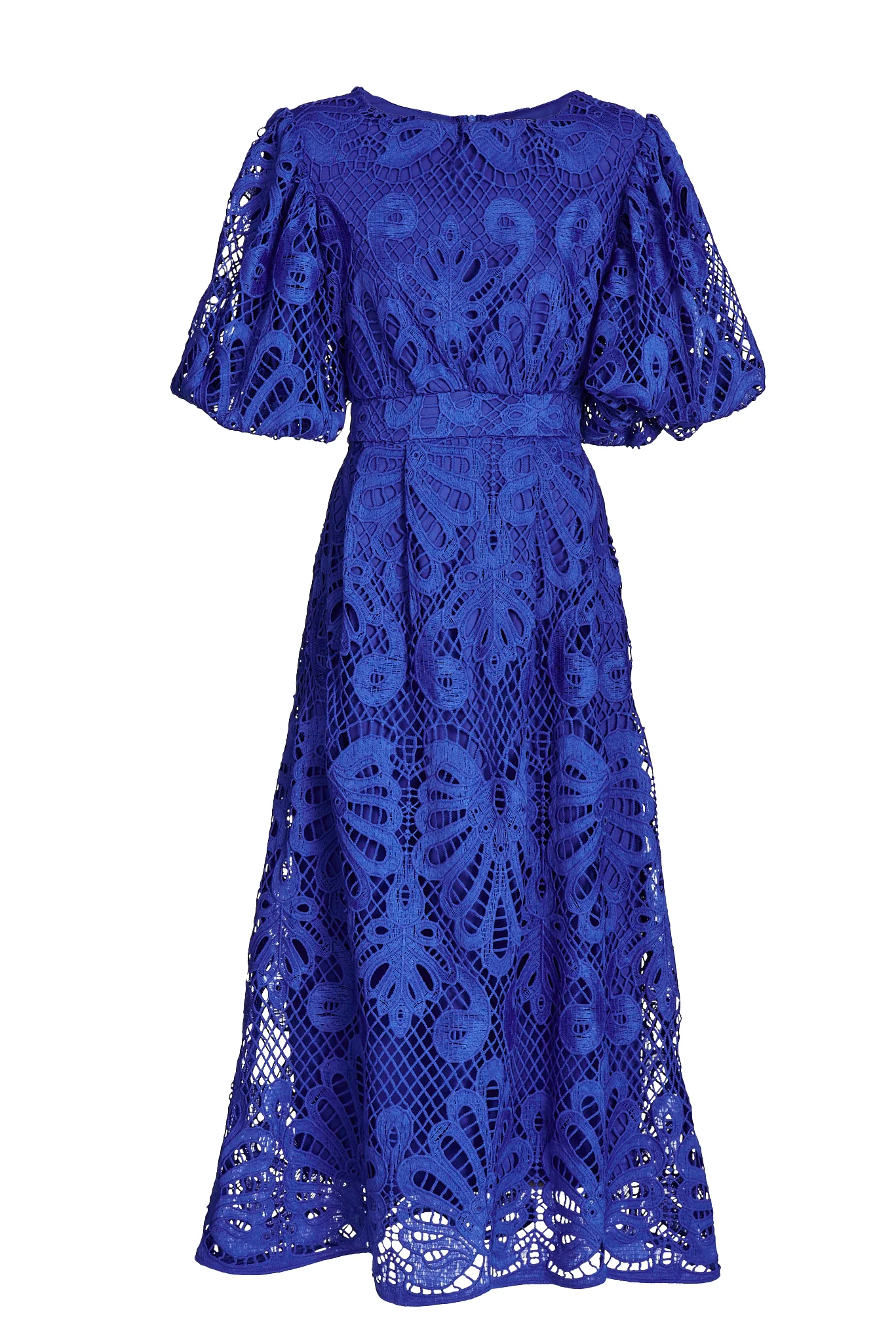 Tillie Lace Maxi Dress In Cobalt - Image 10