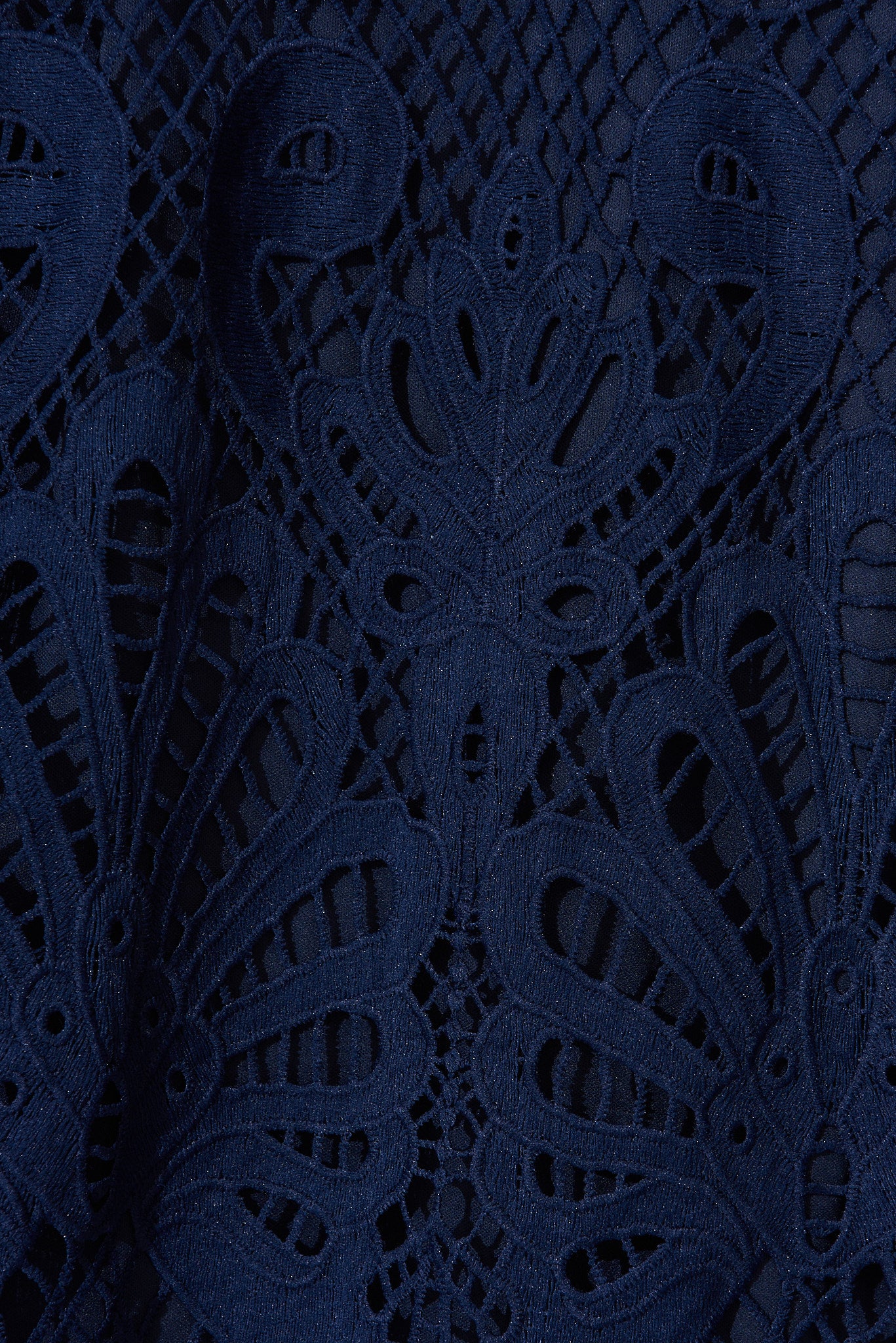 Tillie Lace Maxi Dress In Navy - Image 10