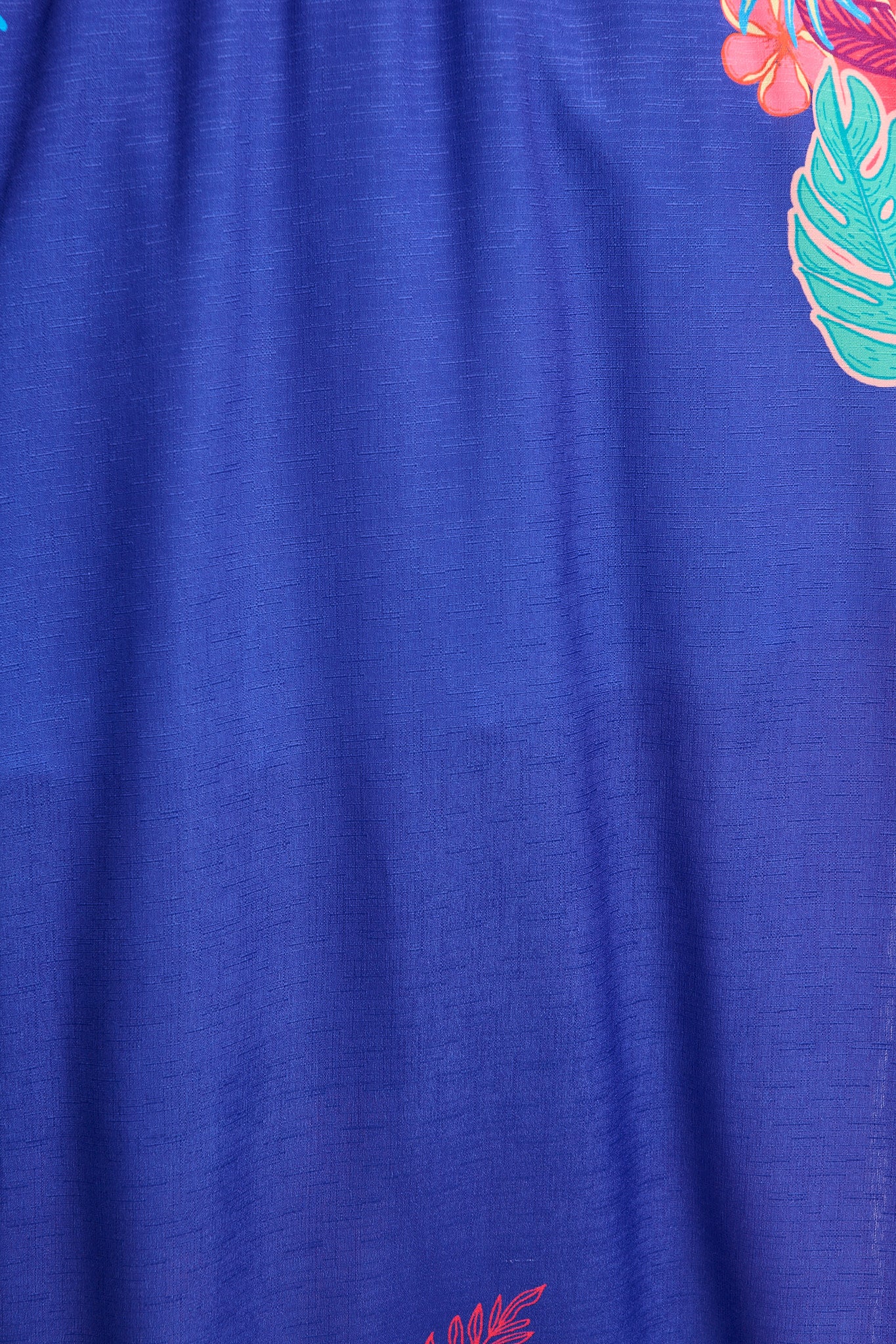 Tropic Drift Maxi Skirt in Blue with Multi Print Linen Blend - Image 14