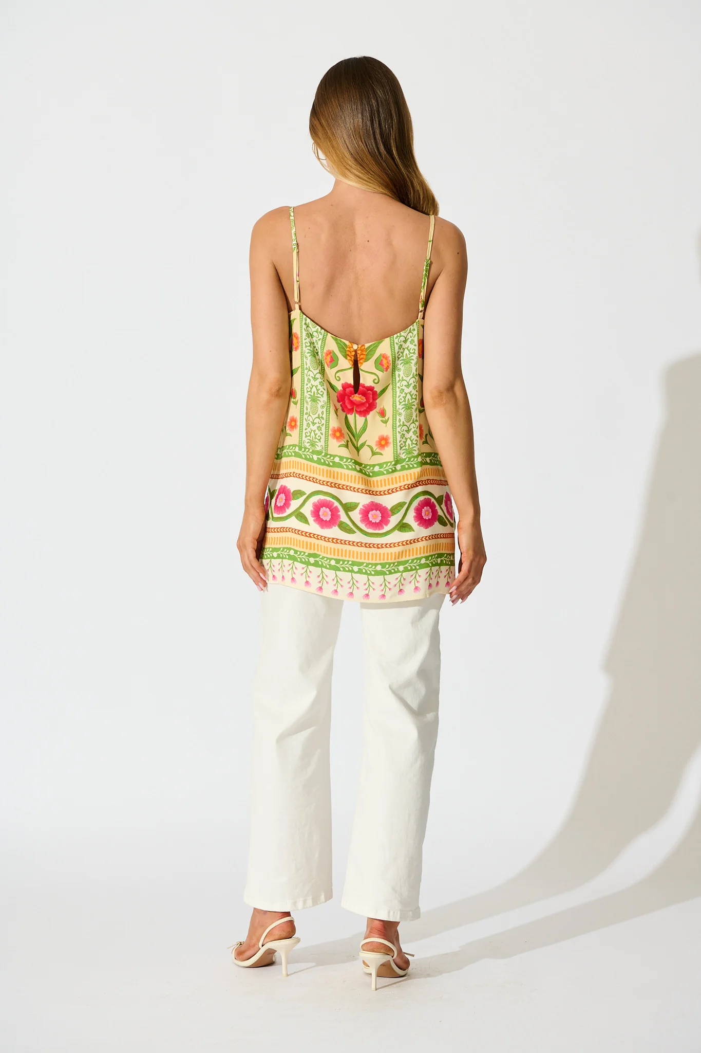 Tutti Fruitti Cami Top in Pineapple Print - Image 3
