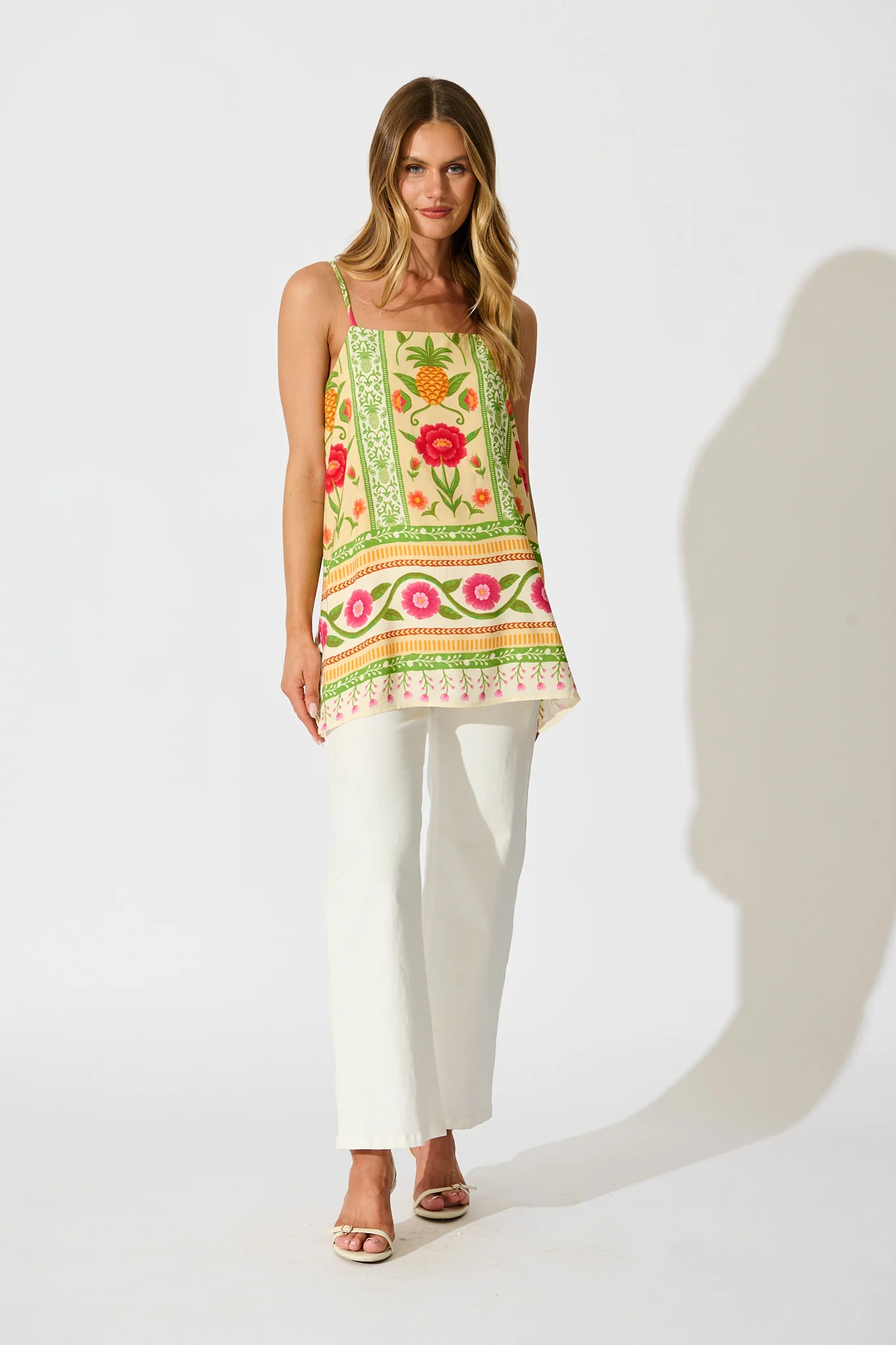 Tutti Fruitti Cami Top in Pineapple Print - Image 4