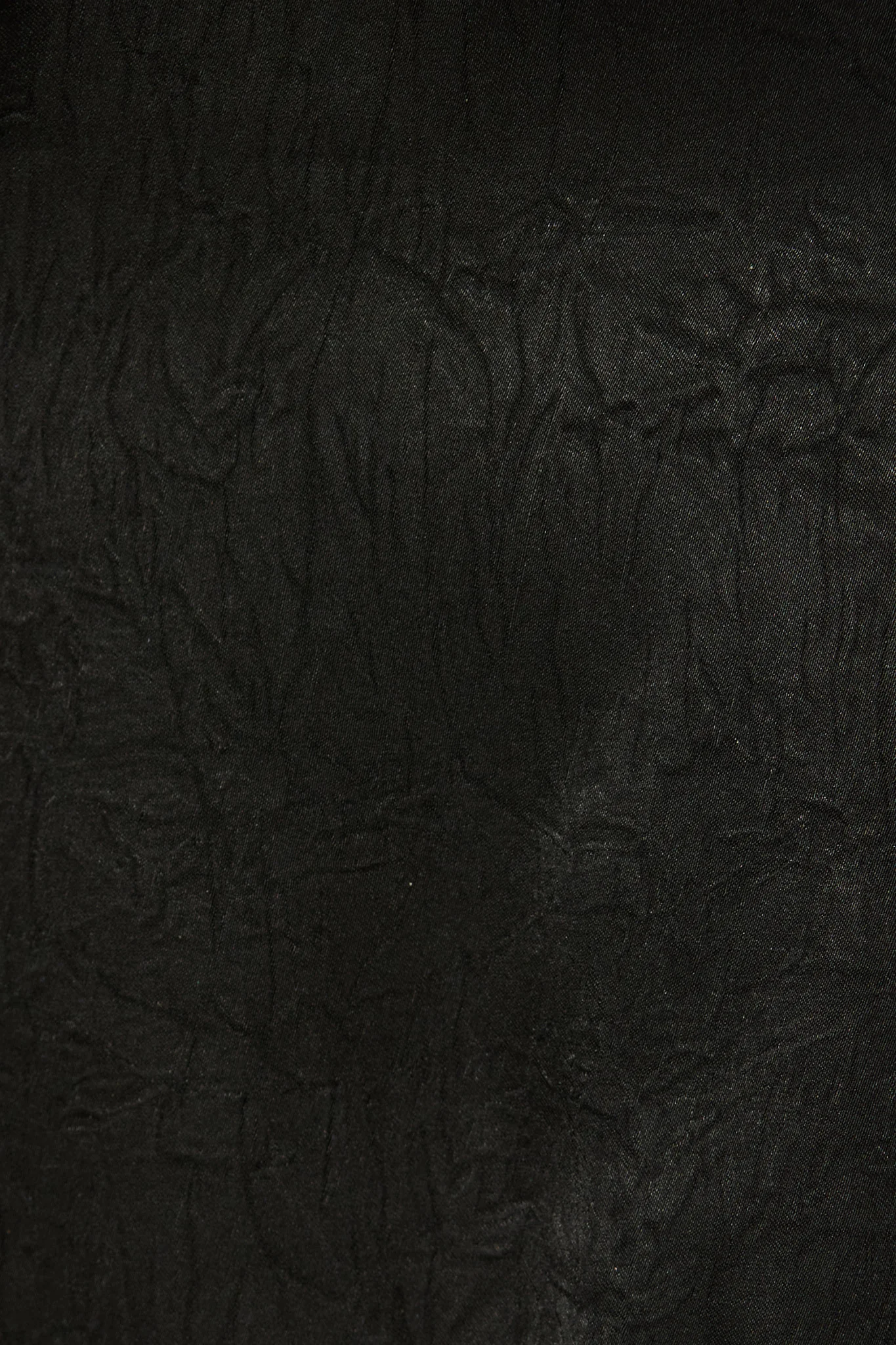 Twilight Grace Maxi Skirt in Black Satin - Image 6