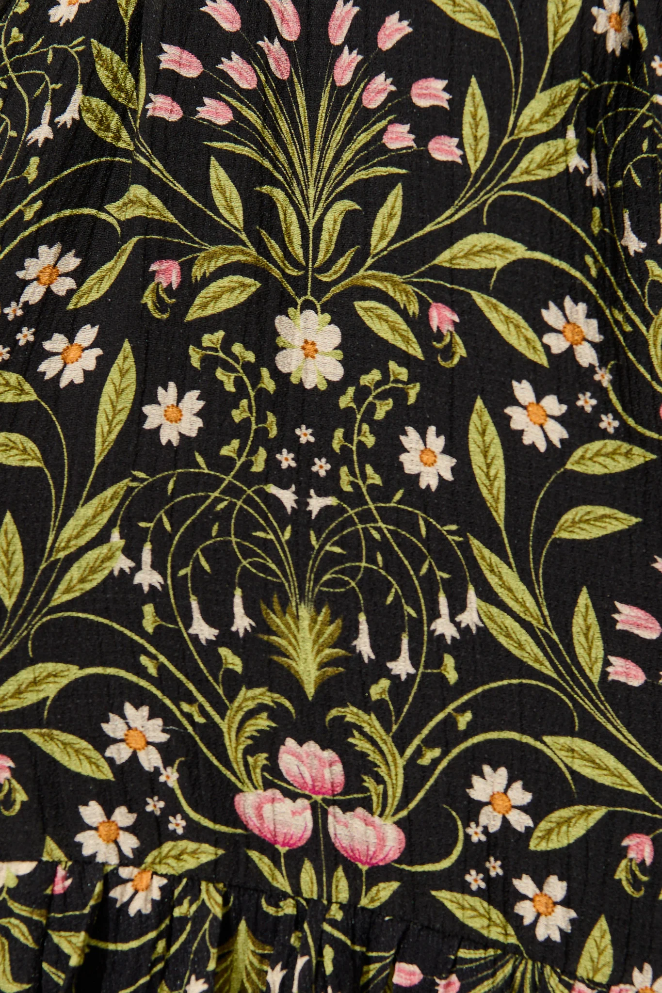 Ulani Shirt Dress in Black Floral - Image 6