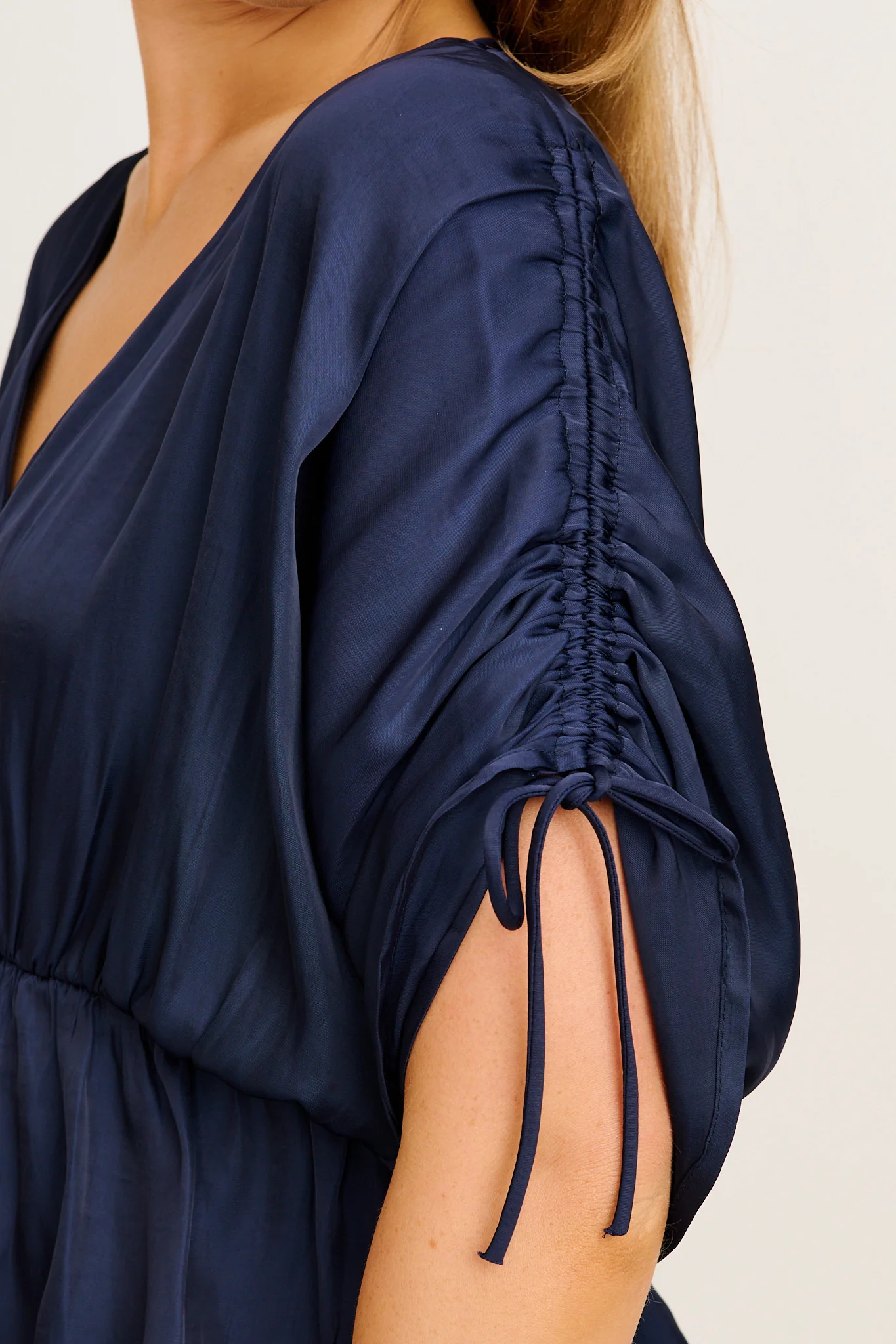 Ultimate Style Top in Navy Satin - Image 5
