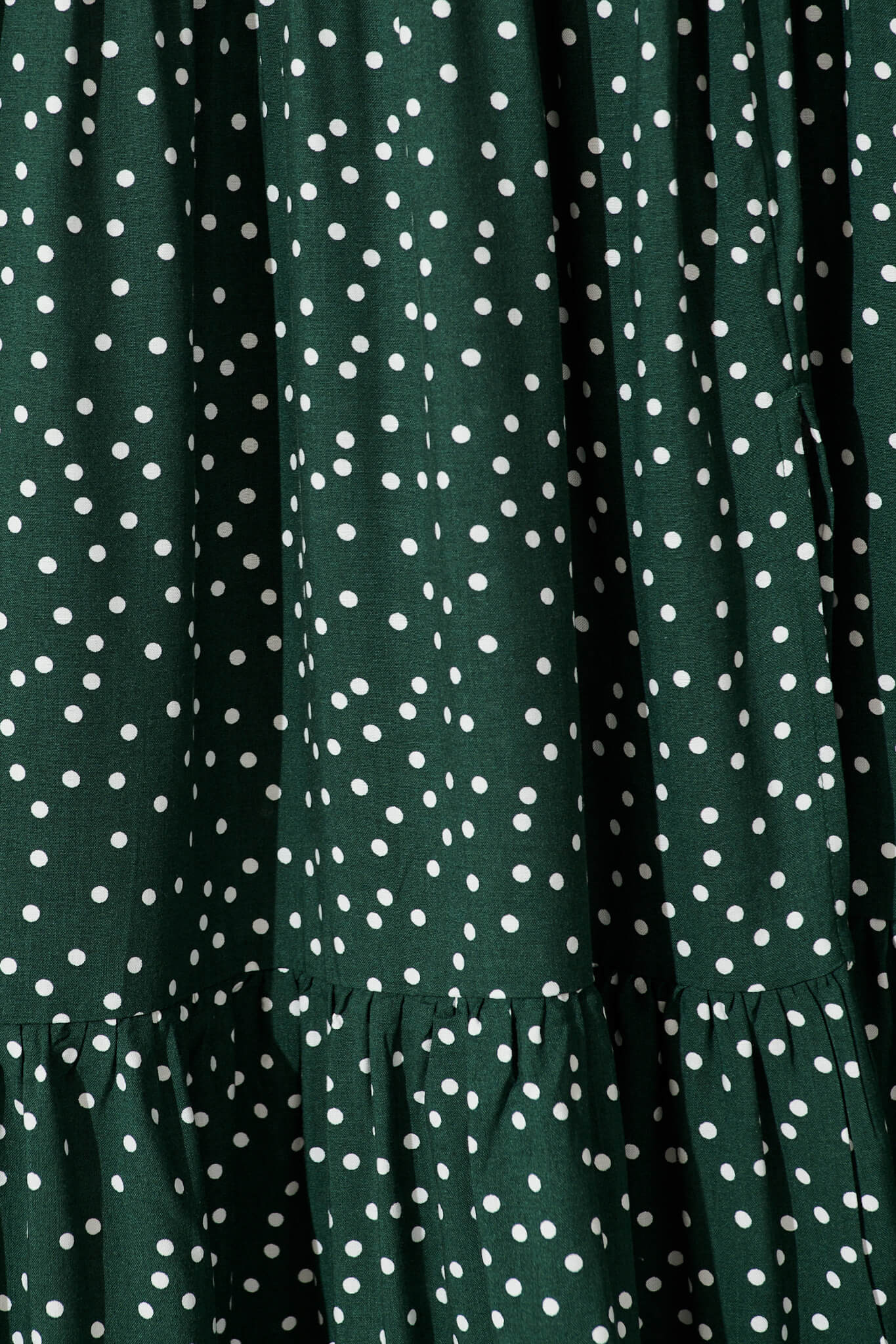 Violet Maxi Dress In Emerald With White Spot - Image 6