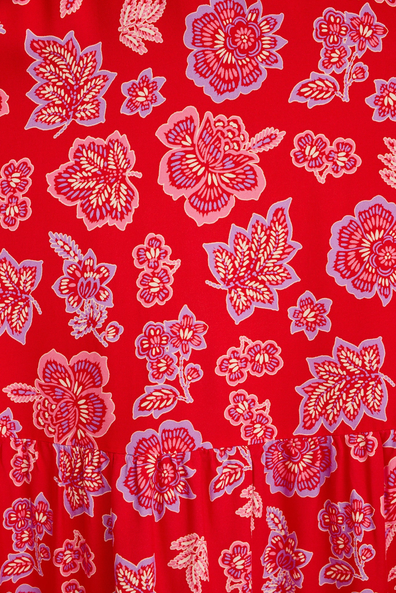 Vivi Maxi Skirt in Red Multi Boho Print - Image 6