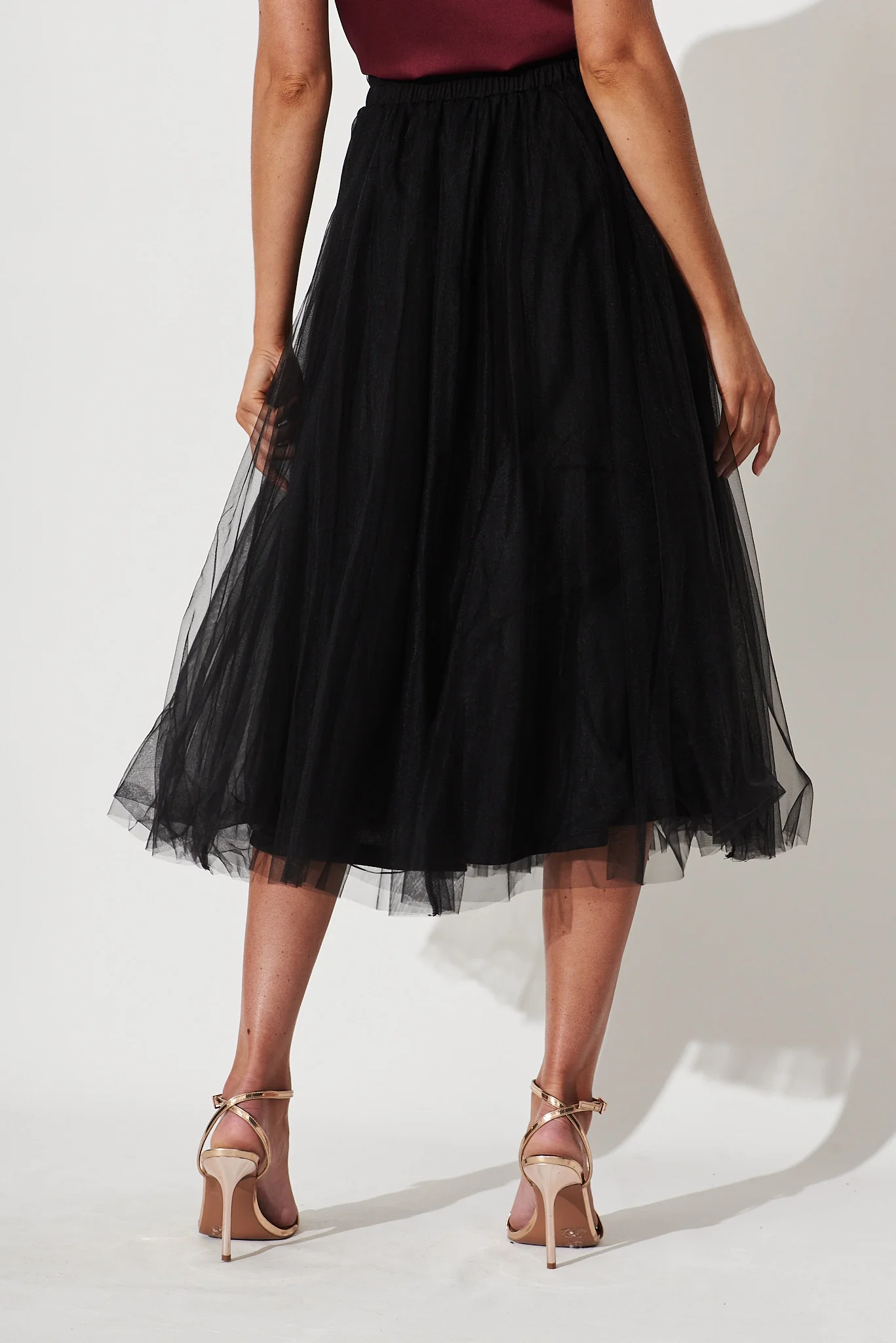 Wannabe Tulle Skirt In Black - Image 5
