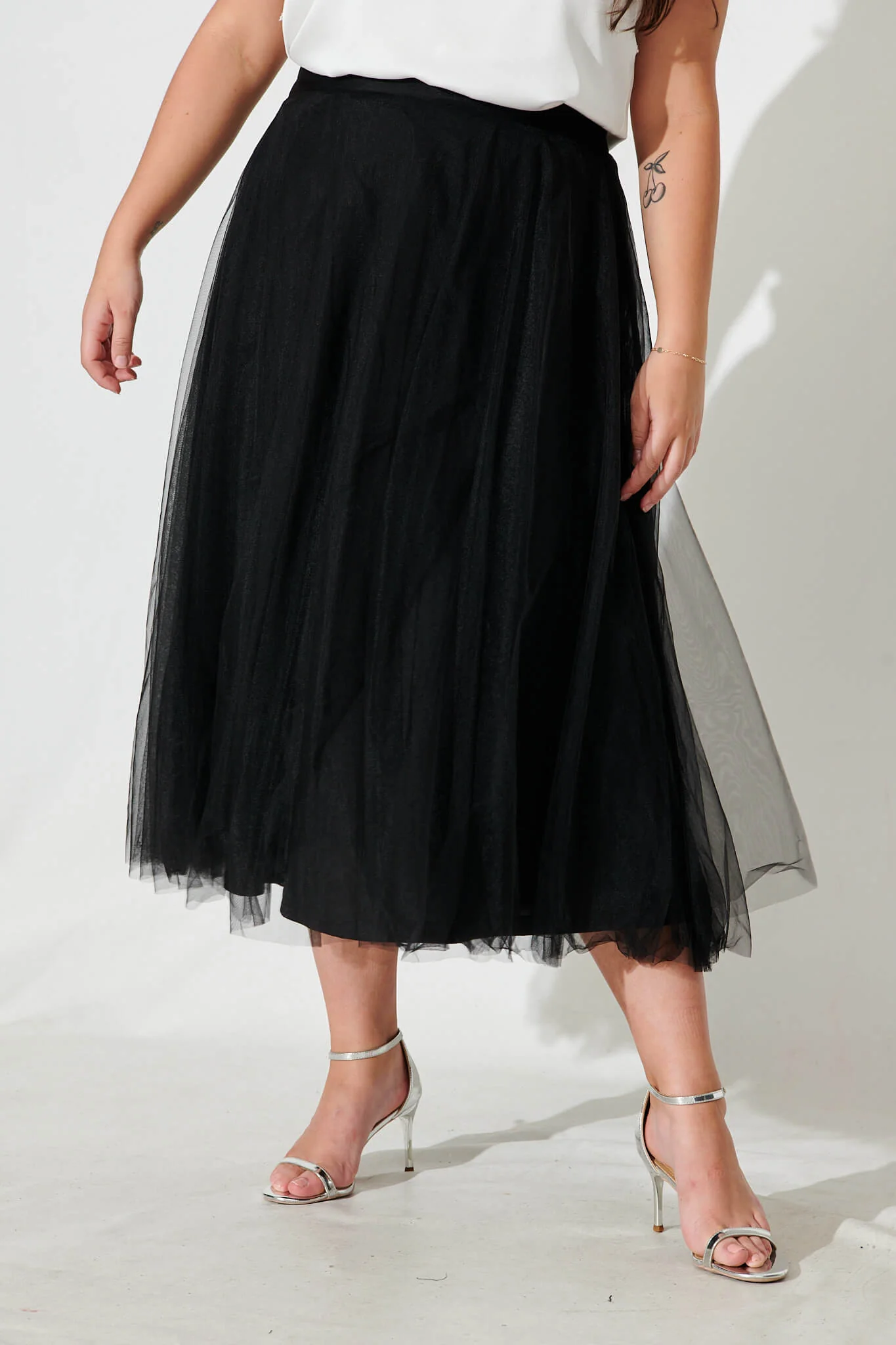 Wannabe Tulle Skirt In Black - Image 7