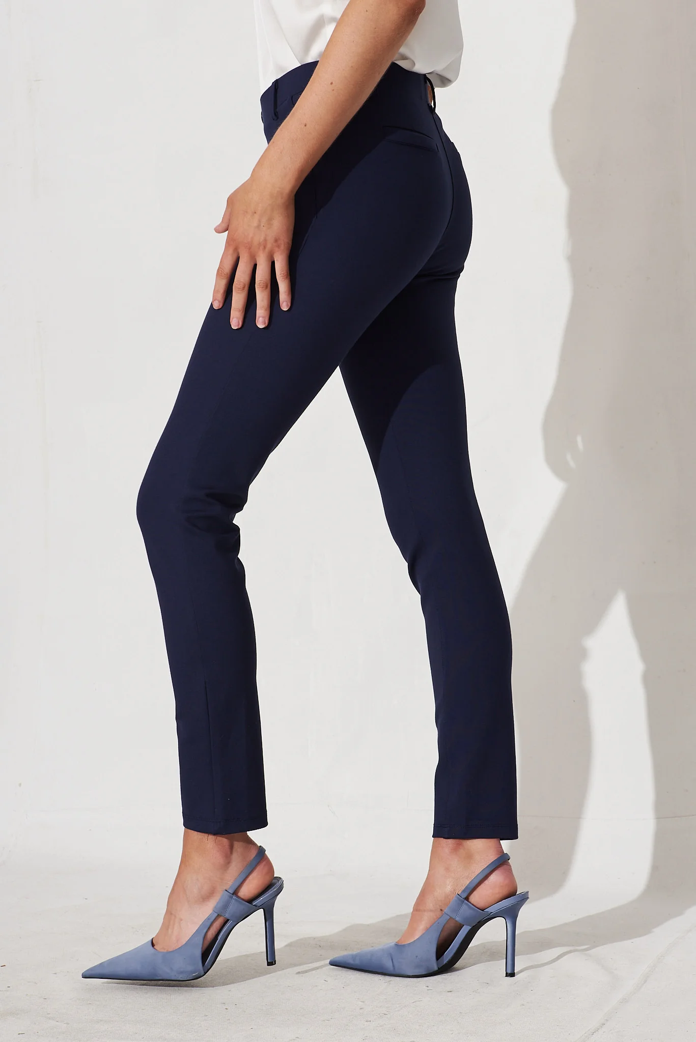 Workflow Skinny Pants In Navy