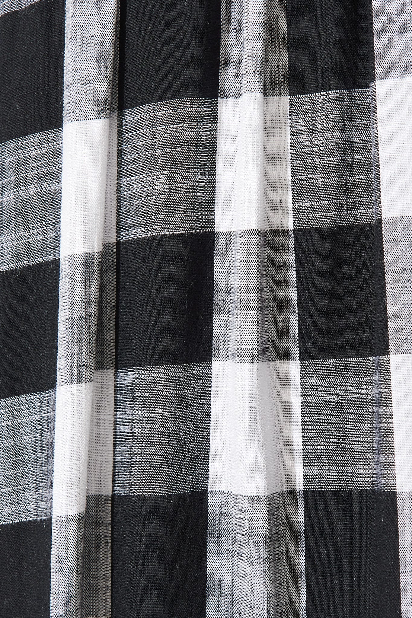 Zara Midi Smock Dress In Black With White Gingham - Image 6
