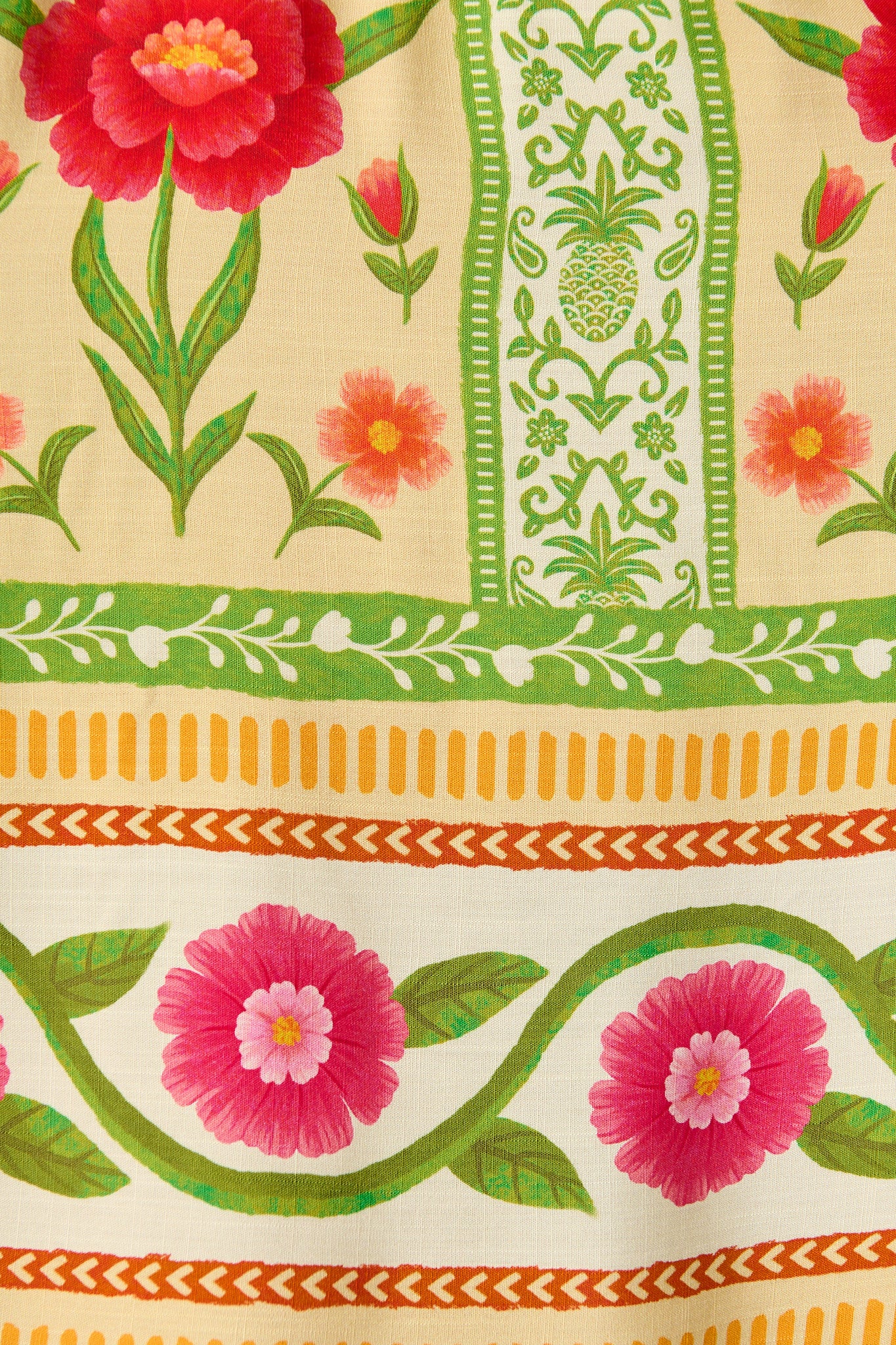 Zesty Breeze Dress in Pineapple Print - Image 12