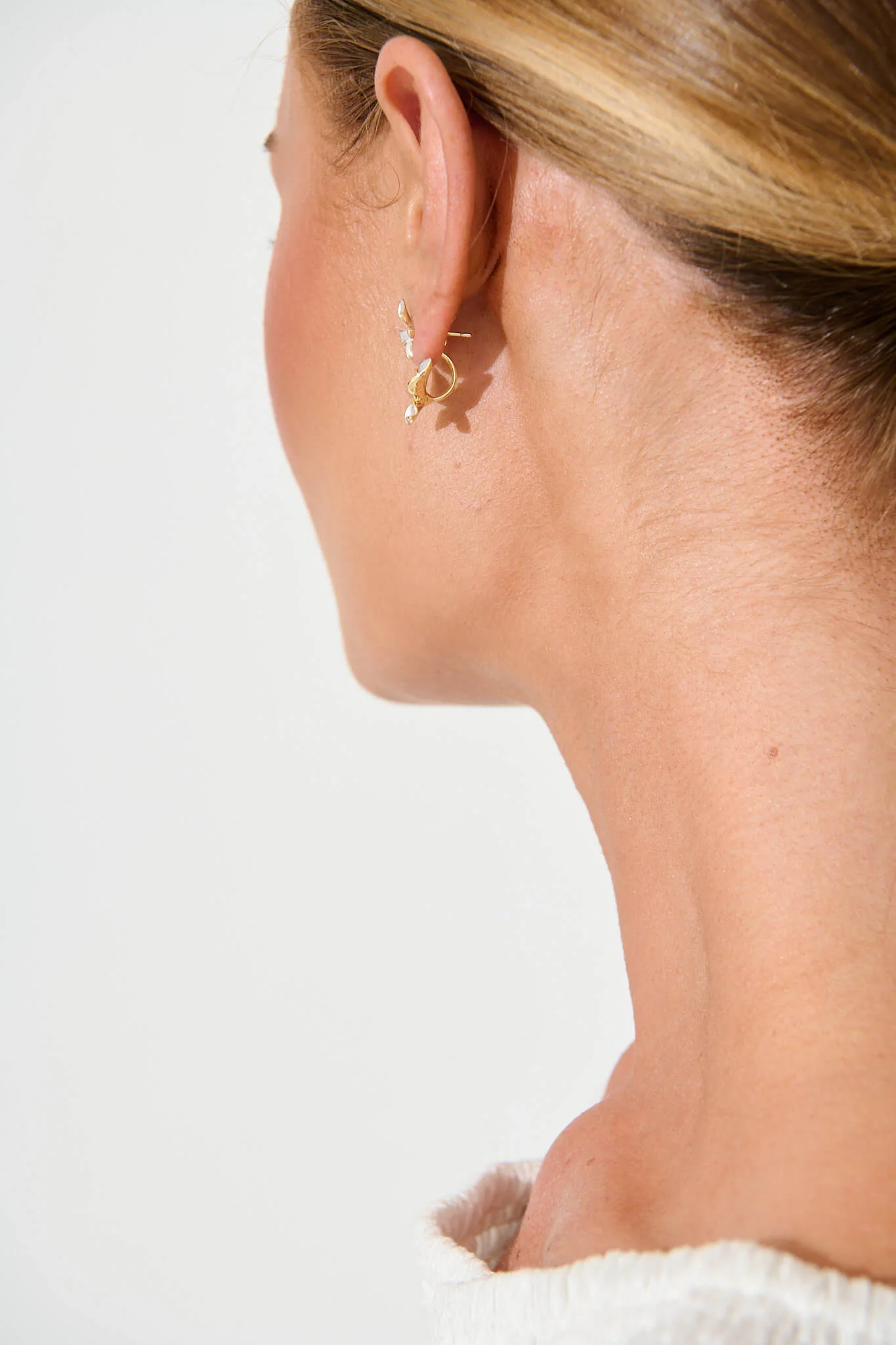 Ziva Ear Jacket in Pearlescent Butterflies - Image 4